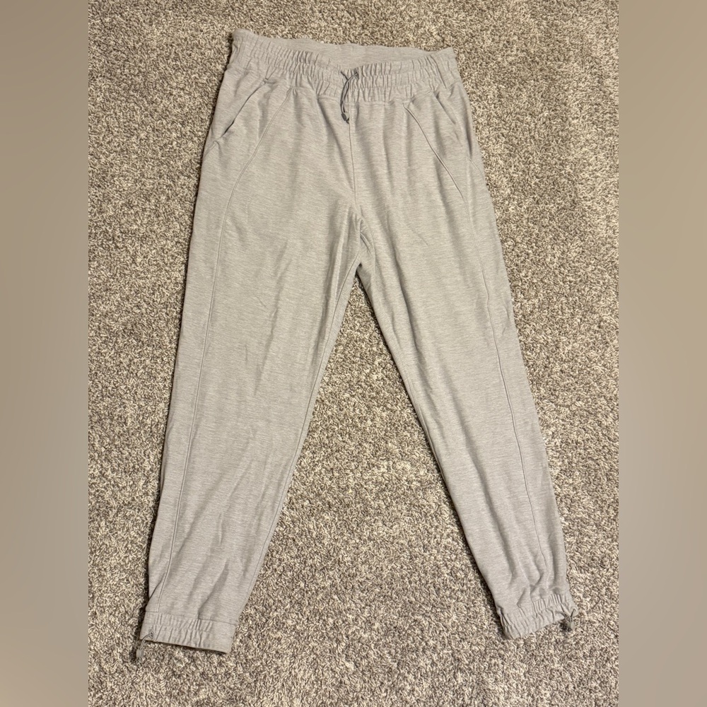 Light Gray Lululemon joggers size 12
